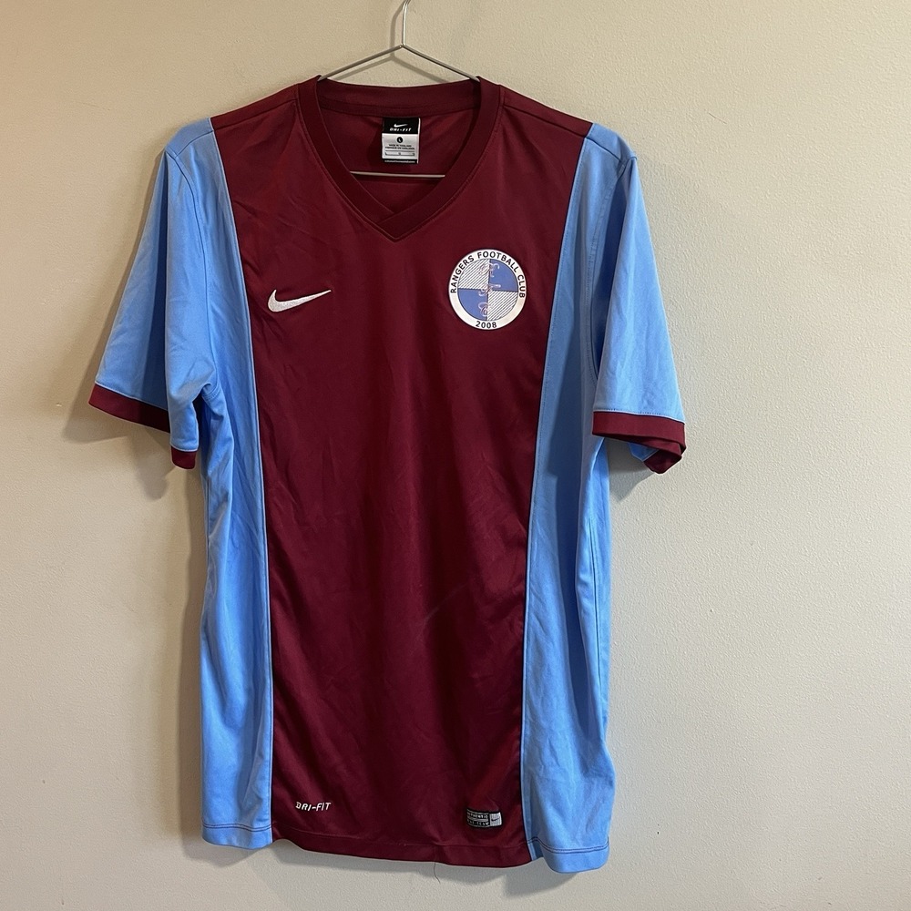 Rangers Football Club Home Football Shirt Nike Soccer Size L